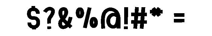 Notepad Font OTHER CHARS