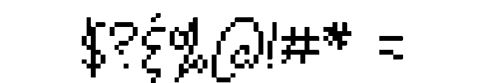 Notepen Font OTHER CHARS