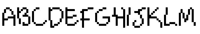 Notepen Font UPPERCASE