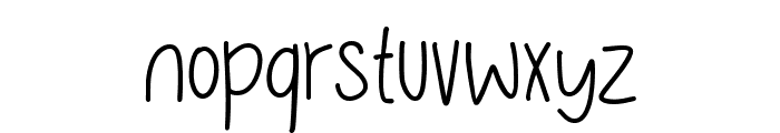 Noterwan -  Demo Font LOWERCASE