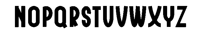 Notes Font UPPERCASE