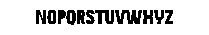 Nothing Smoking Font LOWERCASE