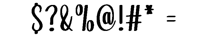 Nothing Whimsical Font OTHER CHARS