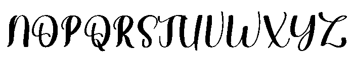 Nothing Whimsical Font UPPERCASE