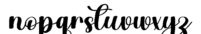 Nothing Whimsical Font LOWERCASE