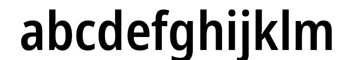 Noto Sans Condensed SemiBold Font LOWERCASE