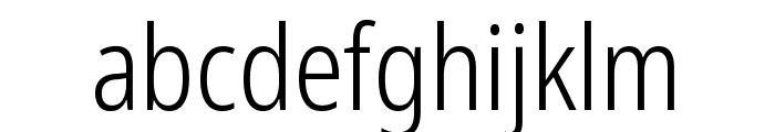Noto Sans Display Condensed Light Font LOWERCASE