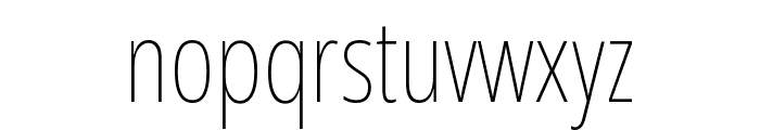 Noto Sans Display ExtraCondensed Thin Font LOWERCASE
