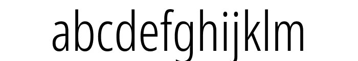 Noto Sans ExtraCondensed Light Font LOWERCASE
