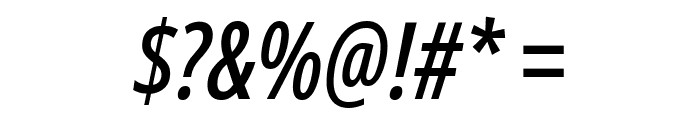 Noto Sans ExtraCondensed Medium Italic Font OTHER CHARS