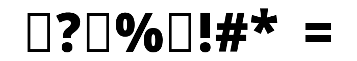 Noto Sans Sinhala SemiCondensed Black Font OTHER CHARS