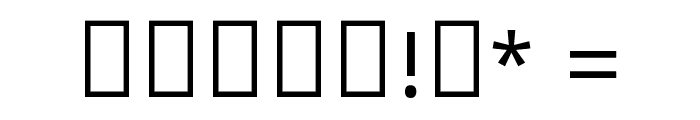 Noto Sans Syriac Estrangela Font OTHER CHARS