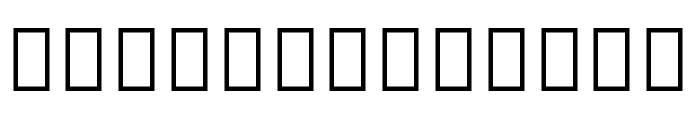 Noto Sans Thai UI ExtraCondensed Thin Font LOWERCASE