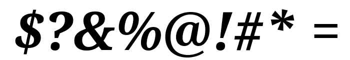 Noto Serif Bold Italic Font OTHER CHARS