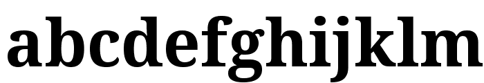 Noto Serif Bold Font LOWERCASE