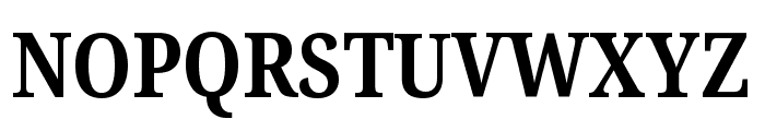 Noto Serif Condensed Bold Font UPPERCASE