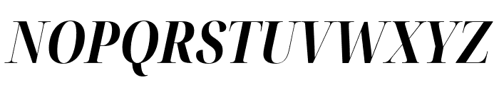 Noto Serif Display Condensed Bold Italic Font UPPERCASE