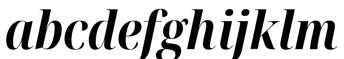 Noto Serif Display Condensed Bold Italic Font LOWERCASE