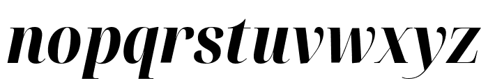 Noto Serif Display Condensed ExtraBold Italic Font LOWERCASE