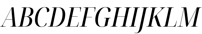 Noto Serif Display Condensed Italic Font UPPERCASE