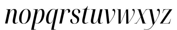 Noto Serif Display Condensed Italic Font LOWERCASE