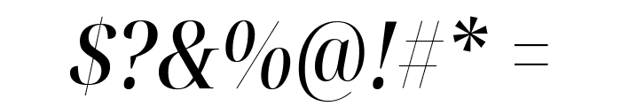 Noto Serif Display Condensed Medium Italic Font OTHER CHARS