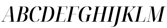 Noto Serif Display Condensed Medium Italic Font UPPERCASE