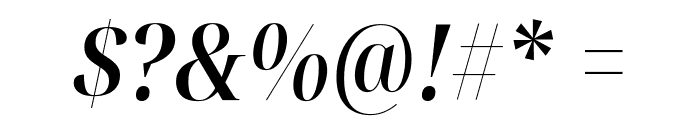 Noto Serif Display Condensed SemiBold Italic Font OTHER CHARS