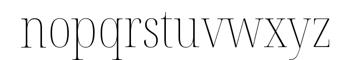 Noto Serif Display Condensed Thin Font LOWERCASE