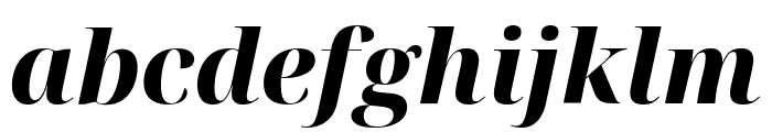 Noto Serif Display ExtraBold Italic Font LOWERCASE