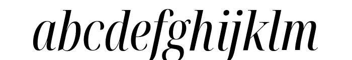 Noto Serif Display ExtraCondensed Italic Font LOWERCASE