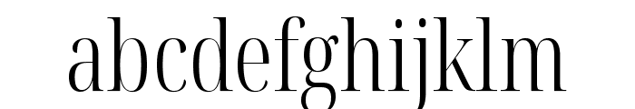 Noto Serif Display ExtraCondensed Light Font LOWERCASE