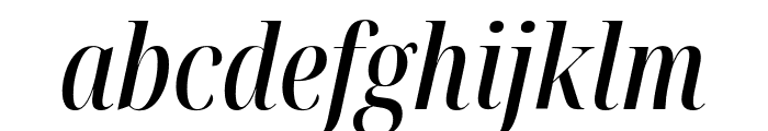 Noto Serif Display ExtraCondensed Medium Italic Font LOWERCASE