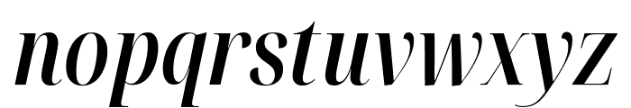 Noto Serif Display ExtraCondensed SemiBold Italic Font LOWERCASE