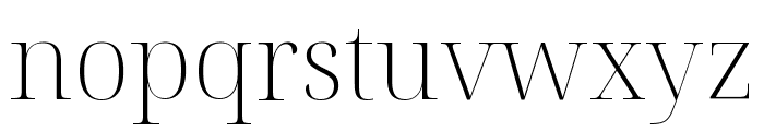 Noto Serif Display ExtraLight Font LOWERCASE