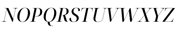 Noto Serif Display Italic Font UPPERCASE