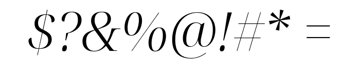 Noto Serif Display Light Italic Font OTHER CHARS