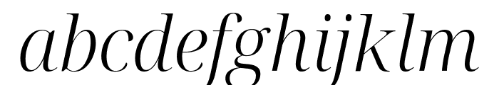 Noto Serif Display Light Italic Font LOWERCASE