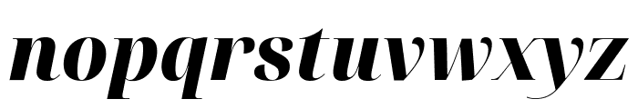 Noto Serif Display SemiCondensed Black Italic Font LOWERCASE