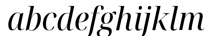Noto Serif Display SemiCondensed Italic Font LOWERCASE