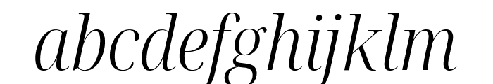 Noto Serif Display SemiCondensed Light Italic Font LOWERCASE