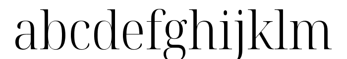 Noto Serif Display SemiCondensed Light Font LOWERCASE
