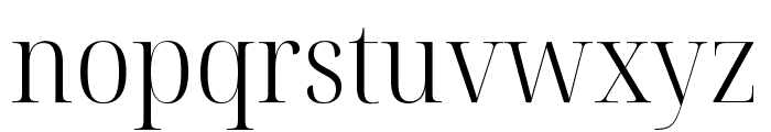 Noto Serif Display SemiCondensed Light Font LOWERCASE