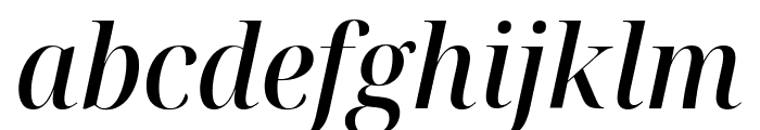 Noto Serif Display SemiCondensed Medium Italic Font LOWERCASE