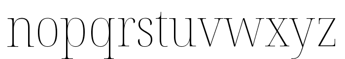 Noto Serif Display SemiCondensed Thin Font LOWERCASE