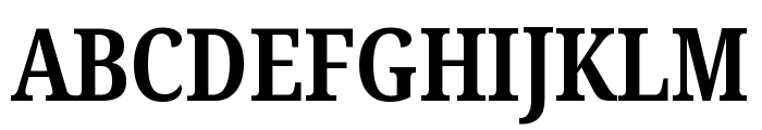 Noto Serif ExtraCondensed Bold Font UPPERCASE
