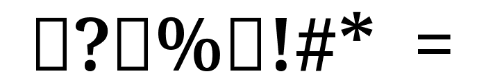Noto Serif Sinhala SemiBold Font OTHER CHARS