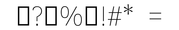 Noto Serif Sinhala Thin Font OTHER CHARS