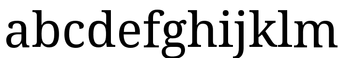 Noto Serif Font LOWERCASE