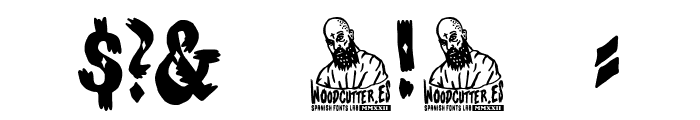 Nottingham Gang Font OTHER CHARS